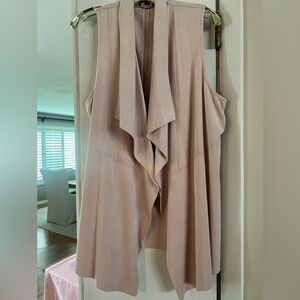 Premise soft pink Draped Sleeveless Vest